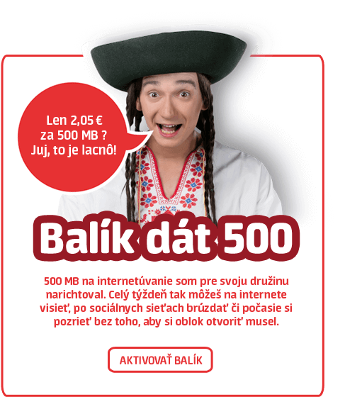 Balík dát 500